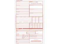 Nákladní list CMR vnitrostátní 4-listý